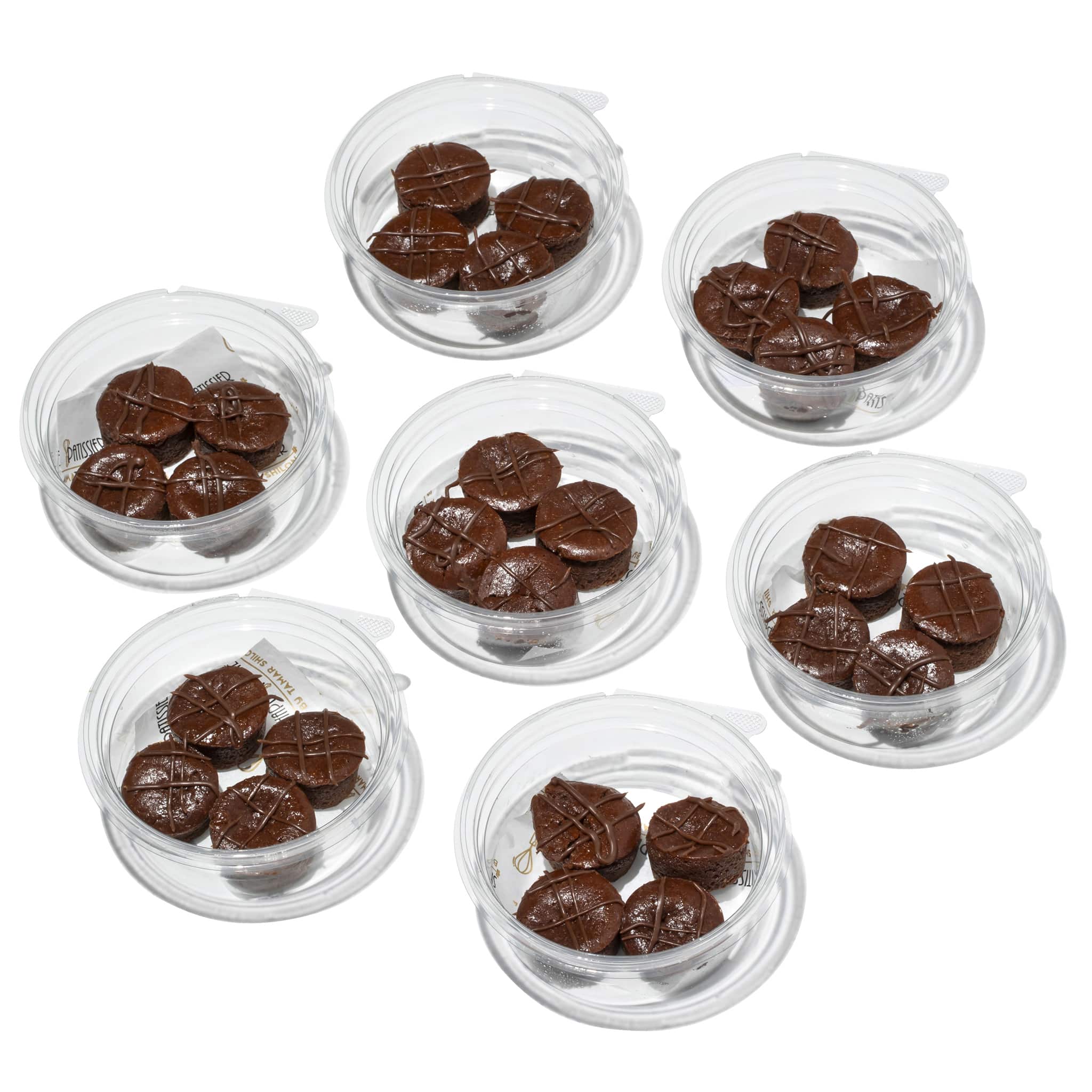 7 קופסאות בראוני כוסמין