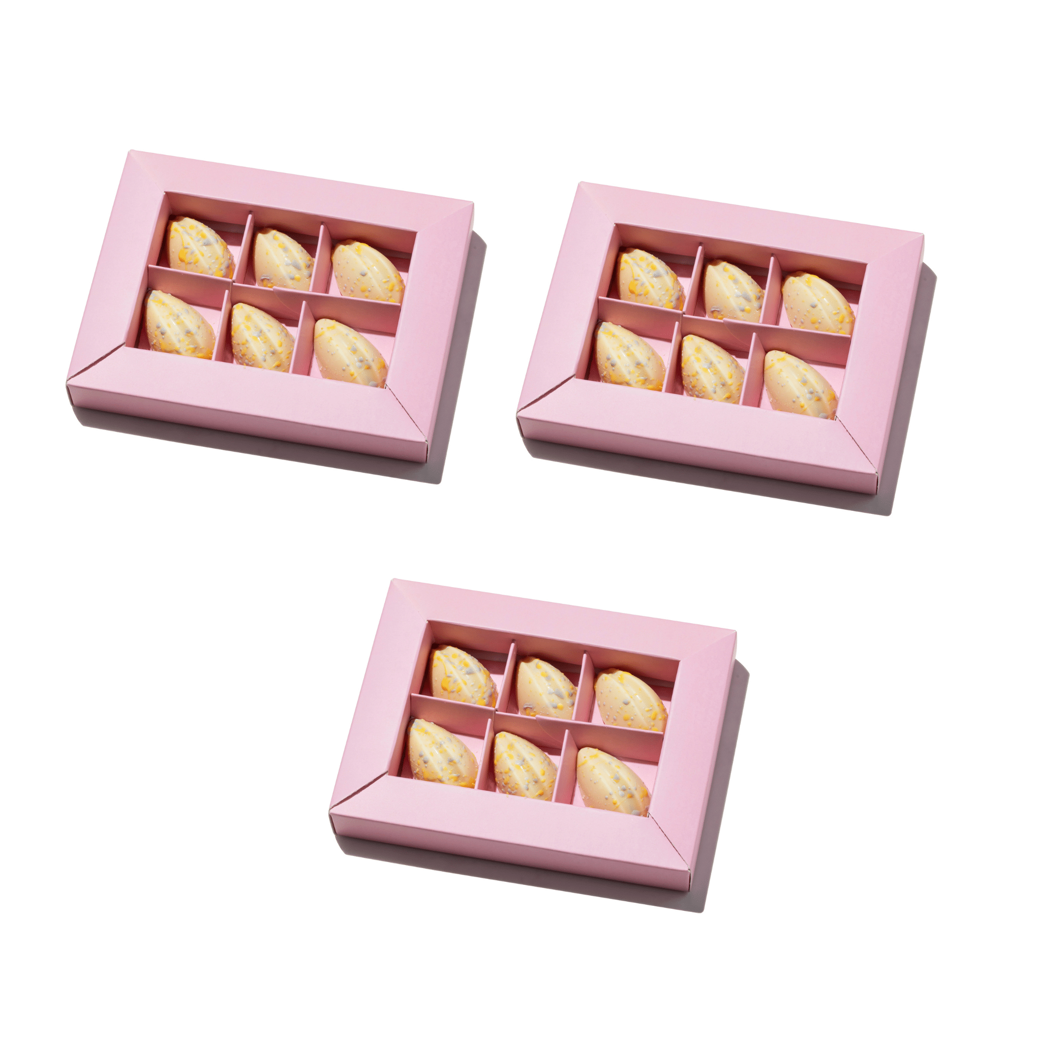 3 קופסאות פרלין יוזו