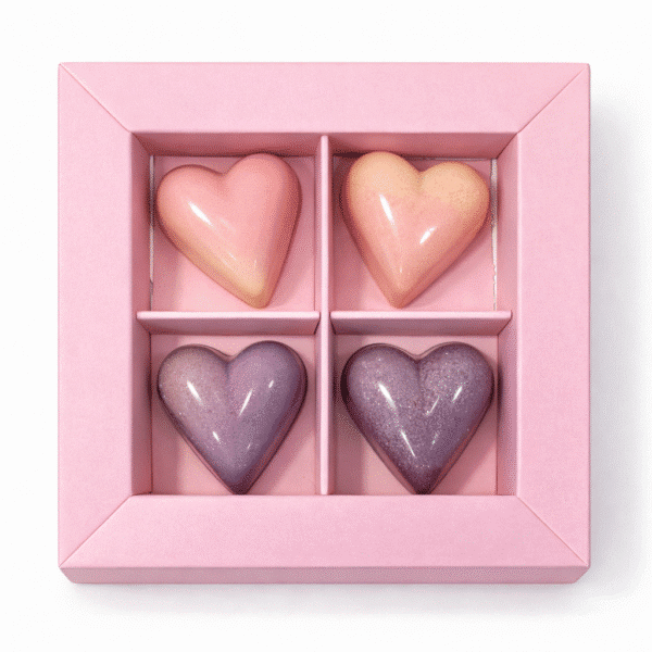 ולנטיין מיקס | 4 פרלינים במהדורה מוגבלת